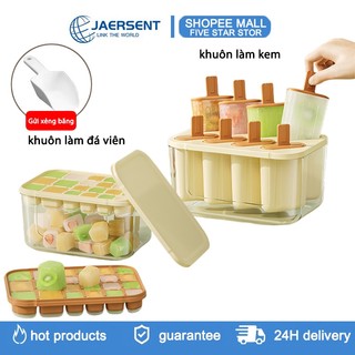JAERSENT khuôn làm kem，khuôn làm đá viên Được làm bằng nhựa PP, an toàn và dễ sử dụng