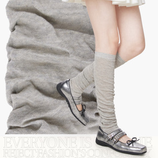 Mùa Xuân Mùa Hè Phong Cách Mới Mùa Chân Tất Nữ Cotton Màu Trơn Mỏng Phong Cách Dệt Kim Nhật Bản Hot Girl Văn Hóa Châu Á Cọc Chân Bao