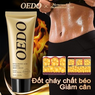 OEDO Kem Massage Làm Săn Chắc Da Chống Cellulite Đốt Cháy Mỡ Thừa Axit Hyaluronic Chiết Xuất Nhân Sâm Giảm Cân giảm mỡ an toàn 40g