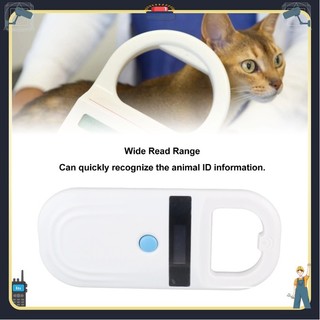 Nóng bỏngThú Cưng Máy Quét Vi Mạch Chó Ngựa Mèo Lợn ID Chip Đầu Đọc Thẻ Độ Sáng Cao Màn Hình Nhận Dạng 3.7V