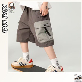  Kimi Trẻ Em Bé Trai Túi Lớn Quần Short Trẻ Em Mùa Hè Mỏng Hàng Hóa Quần Khô Nhanh Quần Cắt Mới Cho Trẻ Em 