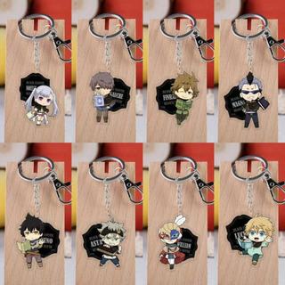 Anime Black Clover Acrylic Mặt dây chuyền trong suốt Asta Móc khóa