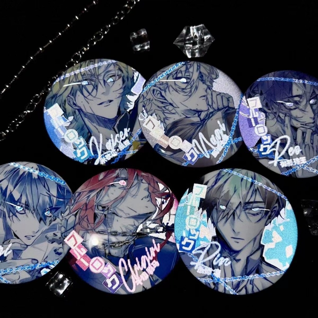 Anime Xanh Khóa Isagi Yoichi Bachira Chigiri Huy Hiệu Nút Cài Áo Cosplay Bộ Sưu Tập Đồ Chơi Túi Tran