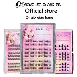 Mengjieshangpin lông mi giả lúa mì tai quỷ nhỏ 10 hàng lười bộ ba công suất lớn lông mi 10-13mm