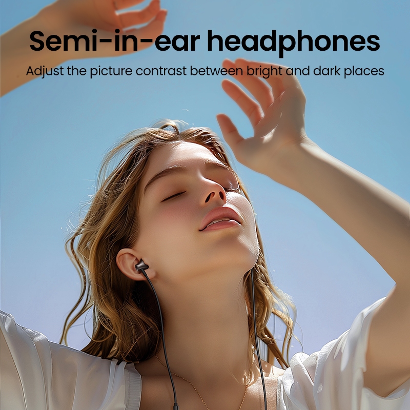 Tai nghe có dây UGREEN 3,5mm Type C Tai nghe bán tai HiFi có micrô | BigBuy360 - bigbuy360.vn