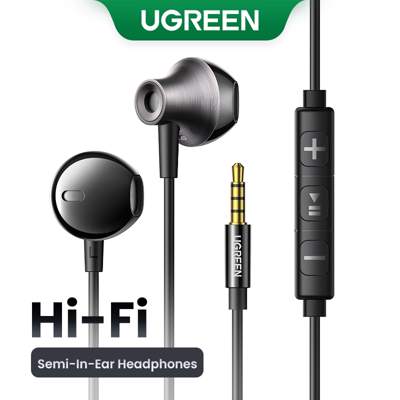 Tai nghe có dây UGREEN 3,5mm Type C Tai nghe bán tai HiFi có micrô | BigBuy360 - bigbuy360.vn