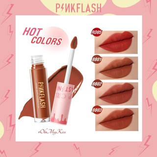 Son kem lì PINKFLASH OhMyKiss không làm khô môi mềm mịn lâu trôi