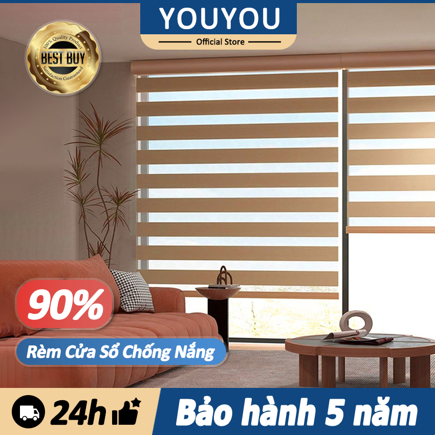 YOUYOU Rèm Cửa Rèm Cửa Sổ Chống Nắng Rèm Phong Cách Hiện Dại 90% Rèm Cửa Sổ Phòng Ngủ