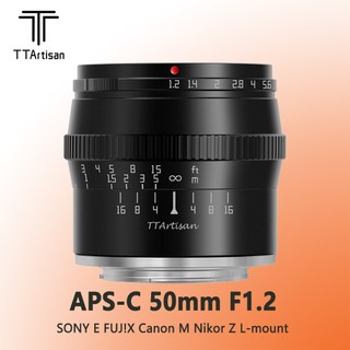 TTartisan Ống Kính macro f1.2 macro dslr 50mm Cho Máy Ảnh sony e canon eos-m fujifilm x nikon z leica l micro 4 / 3