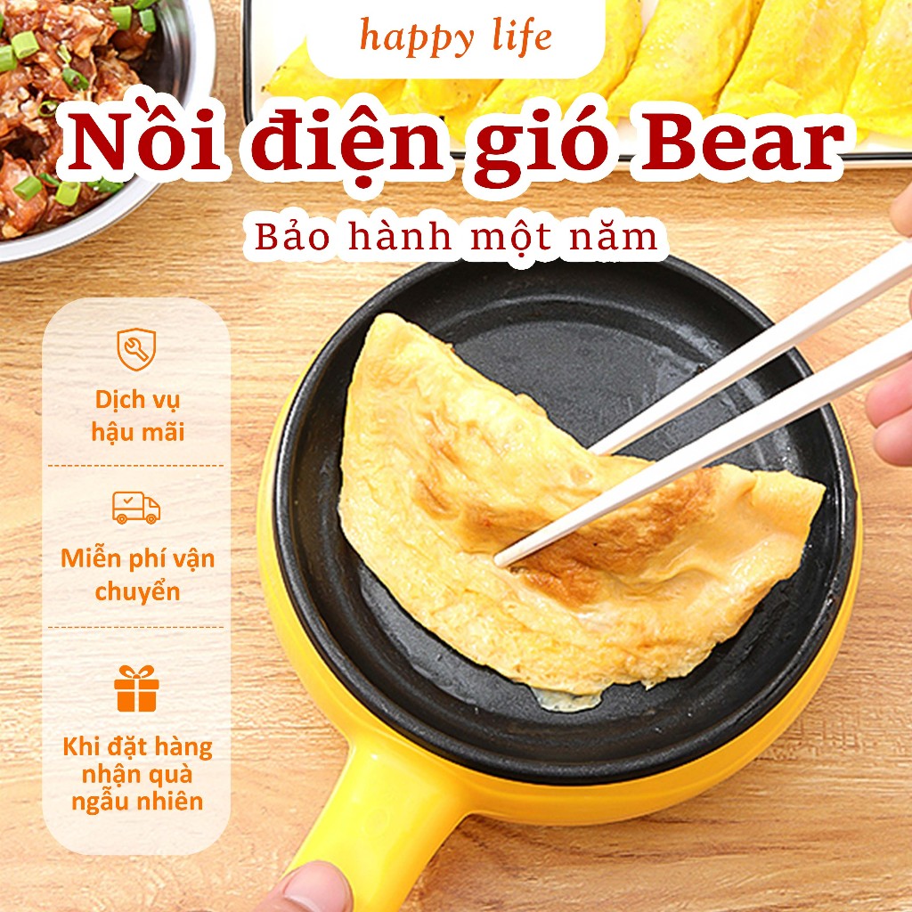 Chảo Chiên Nhỏ Thông Minh Omelette Dụng Cụ Tiện Dụng Chiên Chiên Hấp Đun sôi Chảo Chống Dính Máy Ăn Sáng Mini Có Hấp Thống Nhất Làm Nóng