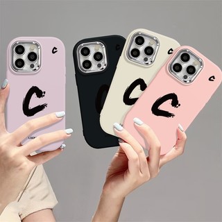 Chữ C Thích Hợp Cho Apple iPhone15 / 14 Ốp Điện Thoại 13 Năm Rồng Mỡ Pier Chống Sốc Hợp Thời Trang Apple 13 / 12 / 11 Vỏ Mềm