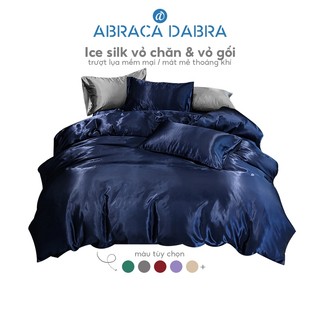 Vỏ chăn Abraca Dabra lụa băng mát mẻ thoải mái 14 màu sắc có thể giặt được 1m5 1m8 2m