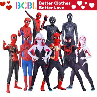🤗 Bộ đồ hóa trang người nhện Bodysuit in 3d độc đáo cho bé trai và người lớn dịp halloween tùy chọn màu sắc