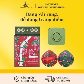 Bông mút  AMORTALS bông mút hoa mịn màng như kẹo dẻo không dễ hút kem nền dành cho trang điểm cố định, giao hàng nhanh trong nước