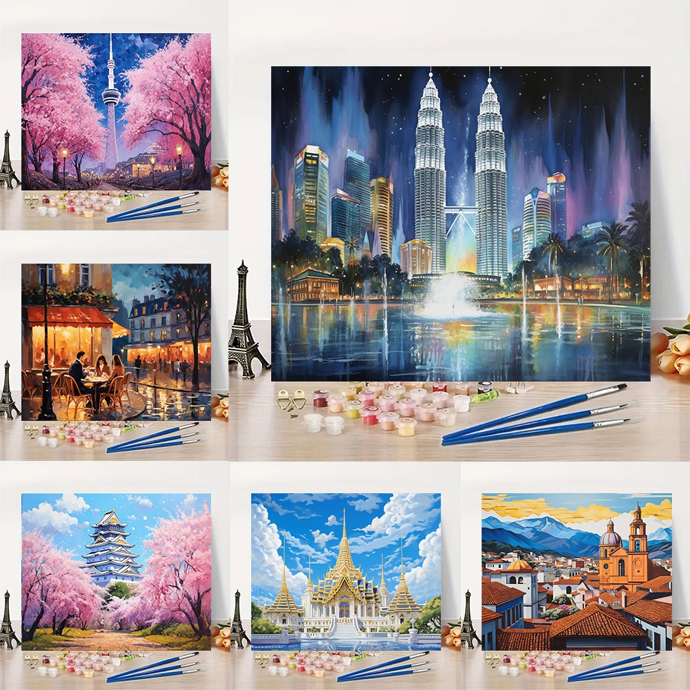 Drofe-40*50cm-tranh tô màu theo số-tranh số hoá-tranh sơn dầu số hoá-Tranh Số Hoá-Tranh số hóa-tranh