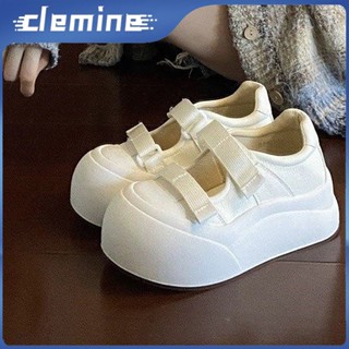 Clemine Giày thể thao đế tròn dành cho nữ có velcro dành cho giày thể thao thoải mái