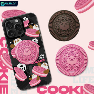 Kick-pop Magic Panda Giá đỡ vòng từ tính cho iphone 15 có giá đỡ điện thoại 0,33mm siêu mỏng cho ốp lưng iphone 15 pro max chống sốc