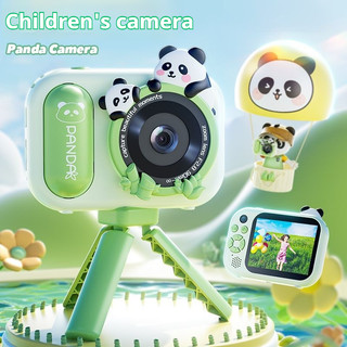 [2024 Phong Cách Mới] Camera Trẻ Em Gấu Trúc, Có Thể Chụp Ảnh Máy Ảnh Kỹ Thuật Số, Quà Tặng Sinh Nhật Cho Bé
