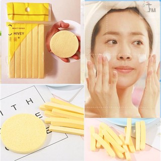 Set 12 miếng bọt biển nén Chivey dùng để rửa mặt sạch sẽ tiện lợi
