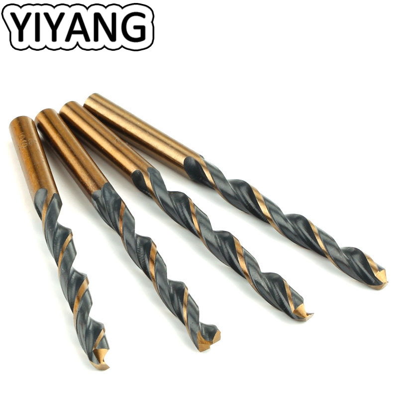 Yiyang 1mm-7.5mm HSS Mũi khoan xoắn Trang sức Mini Tay gỗ Jobber 4341 Mũi thép không gỉ DIN338