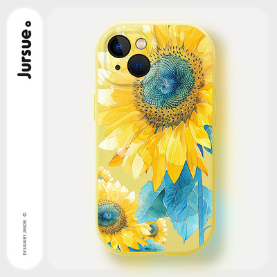 Ốp lưng JURSUE mềm chống bẩn hoa dễ thương đẹp độc lạ cho iPhone 17 16 15 14 13 12 11 Pro Max SE 2020 X XR XS ip 8 7 Plus kute Y5260