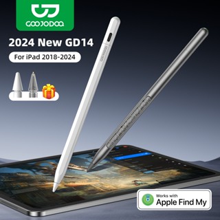Bút cảm ứng GOOJODOQ GD14 2024 mới có Ipad tìm ứng dụng của tôi và phím tắt tùy chỉnh cho Ipad mini5 6 Air4 5 6 Pro11 13 12.9 2018-2024