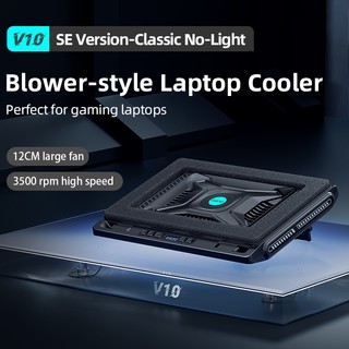  Tấm làm mát máy tính xách tay Llano V10 Turbo-Fan  3500 RPM  Tấm làm mát máy tính xách tay có giá đỡ có thể điều chỉnh Phù hợp cho máy tính xách tay 13-17.3 inch 