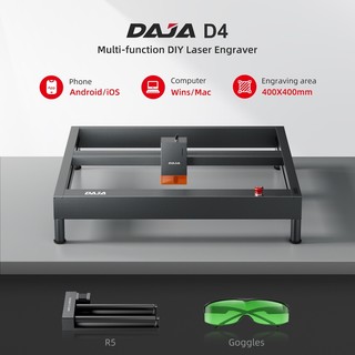 Daja d4 10w laser điêu khắc khu vực lớn khắc laser mới nâng cấp máy cắt / làm đồ trang sức