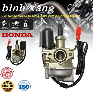 2 Stroke  bình xăng DIO 19mm Cho Honda DIO90 Dio50, Bộ chế hòa khí dung tích 50cc,AF18 AF27 AF28 1 Atv,   (họng19MM)