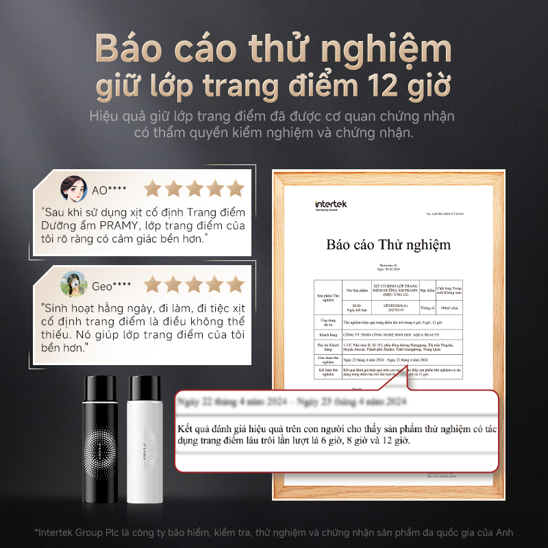 PRAMY Xịt cố định lớp trang điểm kiềm dầu lâu trôi dưỡng ẩm tiện lợi | BigBuy360 - bigbuy360.vn