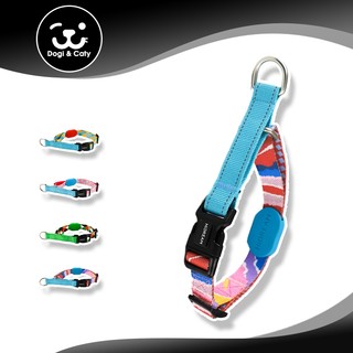 (Tem Núi) Cổ Trượt Cho Chó Mềm Nylon Huấn Luyện Trượt Cổ Chó Kẻ Sọc Martingale Dây Xích Trượt Mạnh Phản Quang Cho Chó Nhỏ Lớn