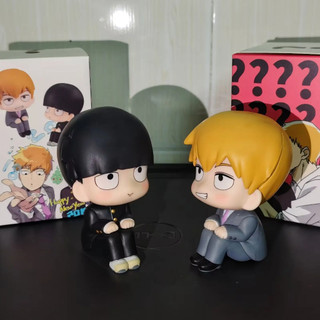 Mob mới Psycho Figura 100 LOOK UP Tư thế ngồi Mob Kageyama và Reigen Arataka Nhân vật Mô hình
