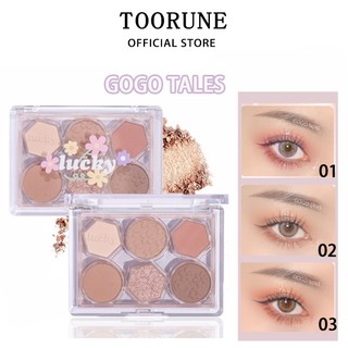 Bảng phấn mắt 6 ô lucky gogo tales springfield flower eyeshadow palette - 4 colors