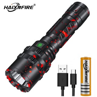 Haixnfire G200 8000LM Mạnh Mẽ XHP50.2 Đèn Pin LED Xlamp Chống Nước Đèn Pin Siêu Sáng Lant