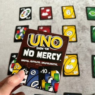 Mattel uno show game em no mercy card game