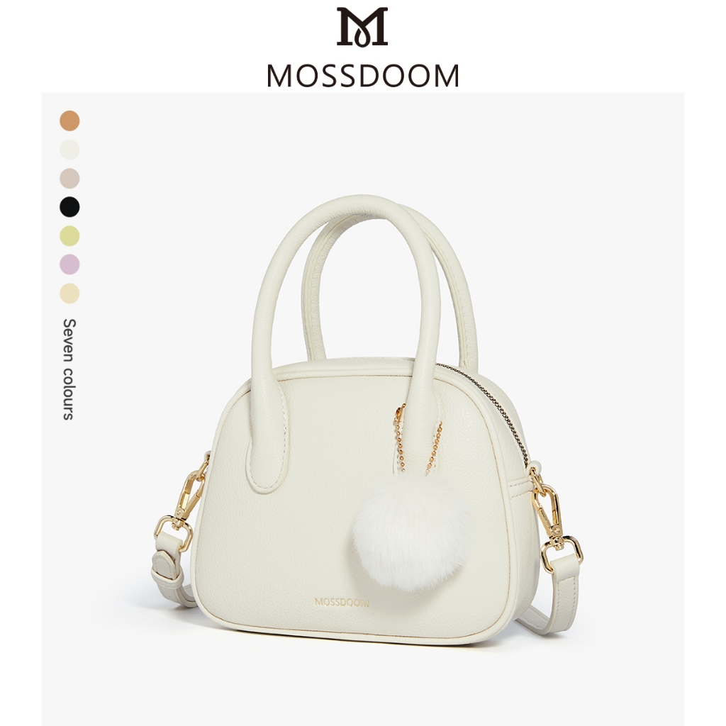 MOSSDOOM Myla Bag Túi đeo chéo dây đeo đôi phong cách chất lượng cao dành cho nữ