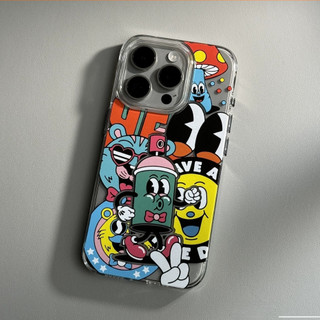 【Graffiti/Transparent Pc hard case】Ốp lưng compatible for iphone 13 14 15 pro max case