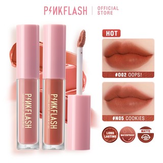Son môi PINKFLASH dòng OhMyKiss dưỡng ẩm chống thấm nước lâu trôi 18 màu tùy chọn 24g