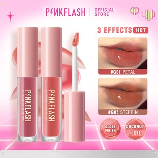 Son bóng PINKFLASH 30g sáng bóng và ánh nhũ dưỡng ẩm chất lượng cao cho đôi môi gợi cảm