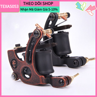 [Hàng HOT] Máy Xăm Coil Khung hợp kim 10 Quấn Xăm Hình Tattoo Chuyên Nghiệp【Texas053】