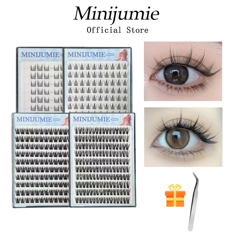 Minijumie 10 Hàng Lông Mi giả tự dính không cần dùng keo thế hệ mới có thể tái sử dụng nhiều lần