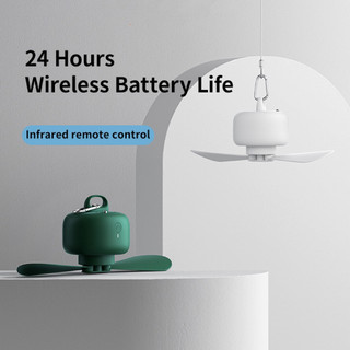 Đèn quạt trần USB có thể sạc lại quạt trần điện gia đình di động với điều khiển từ xa