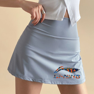 Váy thể thao Li Ning Váy thể thao cạp cao có túi bên trong cho váy nữ