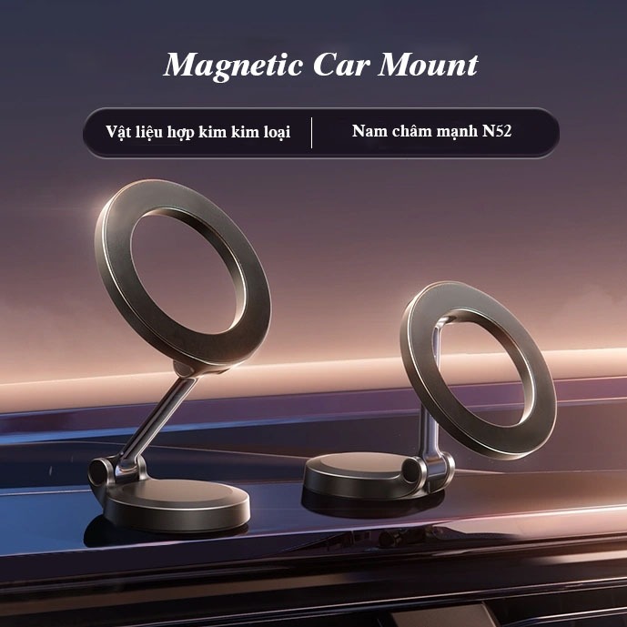 Autop Magsafe Giá Đỡ Điện Thoại Ô Tô Từ Tính Giá Đỡ Điện Thoại Di Động Có Thể Gập Lại Gắn Xe Bảng Điều Khiển Ô Tô Điều Hướng Giá Đỡ Điện Thoại Phù Hợp Với Tất Cả Các Điện Thoại