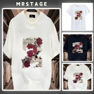 Nam Mới Nguyên Chất Cotton Ngắn Tay Áo nam Hợp Thời Trang Phù Hợp Với Áo Thun Mỹ Nam In Hình Rời Thoáng Khí Cổ Tròn Áo Thun