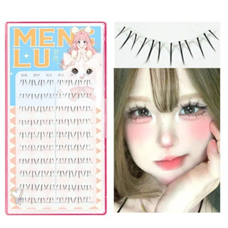 10 hàng móng vuốt mèo hoạt hình Dream Deer với cơ thể tự nhiên dễ thương dưới lông mi mô phỏng toàn bộ cụm lông mi giả một đoạn.