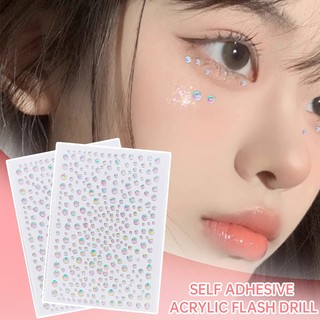 🔆miếng dán trang trí mặt / trán bằng acrylic đính đá xinh xắn