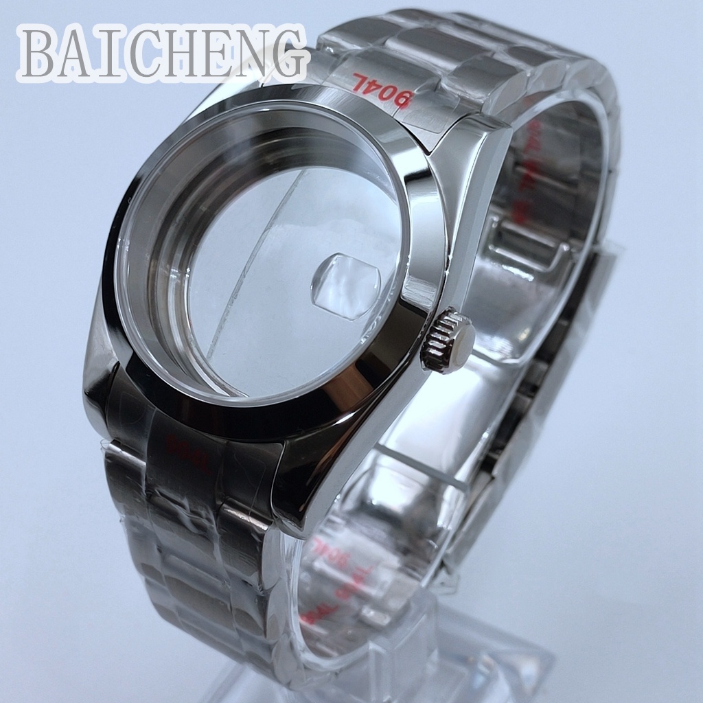 Ốp lưng BAICHENG Datejust 36mm 40mm NH34 NH35 NH36 NH38 NH70 PT5000 ETA2824 Vỏ đồng hồ Sapphire Crys