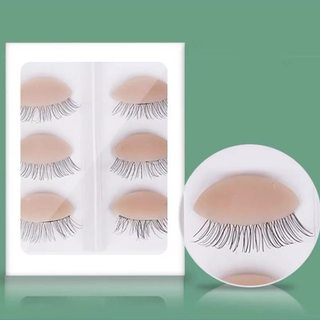 3 cặp mí đầu manocanh với lông mi để thực hành đào tạo ghép nối