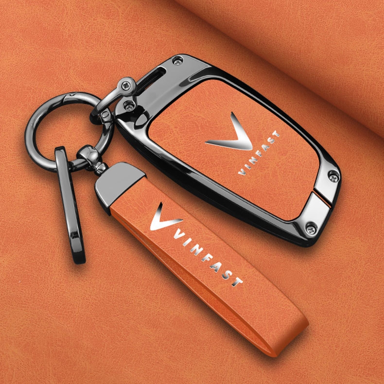 Ốp chìa khóa xe Vinfast Bao alloy cho khoá xe Vinfast Lux (Lux A, Lux SA) Fadil phụ kiện ô tô móc kh